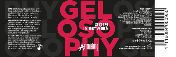 Gelosophy Gel Nail Polish - Gēla nagu laka #019 In Between