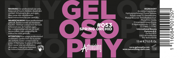 Gelosophy Gel Nail Polish - Gēla nagu laka #053 Spring Orchid