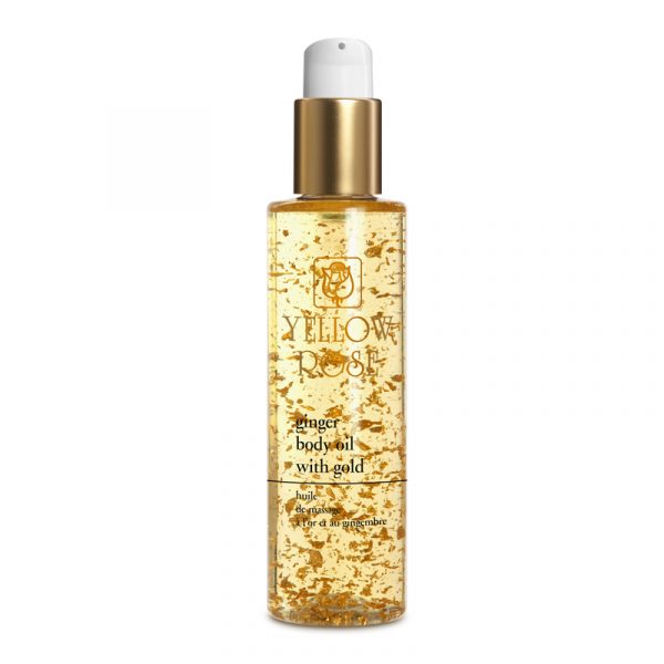 Ginger Body Oil with Gold – Masāžas eļļa ķermenim ar zeltu