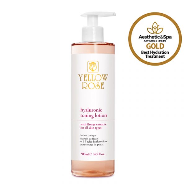 Yellow Rose Hyaluronic Toning Lotion Tonizējošs hialuronskābes losjons