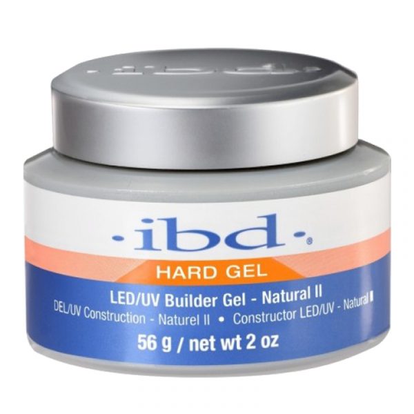 IBD Builder LED/UV Gel (Natural II) – Būvējošs gēls (bēšīgs) 56g