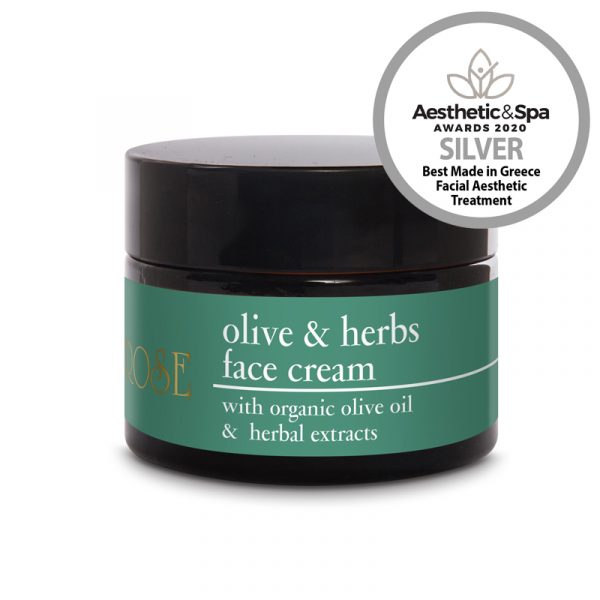 Olive & Herbs Face Cream – Barojošs olīvu sejas krēms