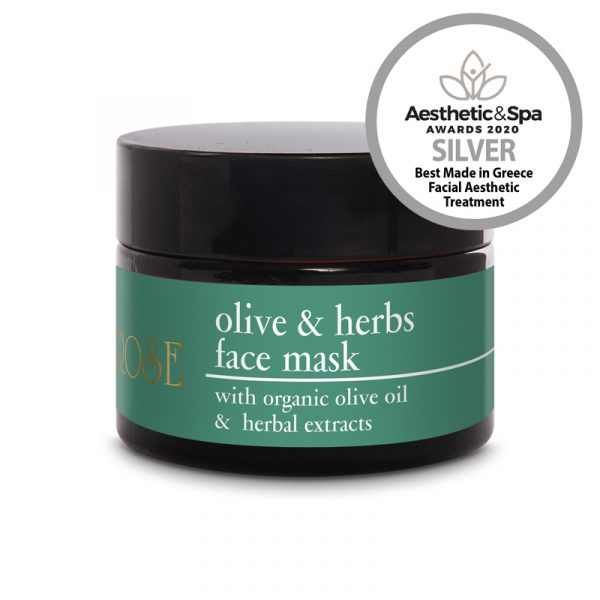 Olive & Herbs Face Mask – Barojoša olīvu krēmveida maska