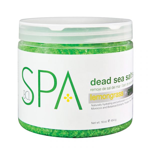 Lemongrass & Green Tea Soak – Nāves jūras sāls vannai 454g