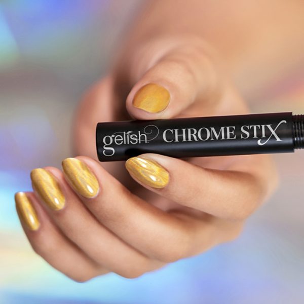 Gelish Chrome Stix "Gold Holographic" – Holografiskā hroma pigmenta zīmulis (holografiskais zelts)