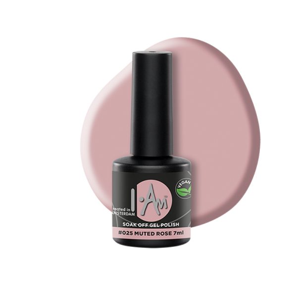 Soak Off Gel Polish – Gēla nagu laka #025 Muted Rose