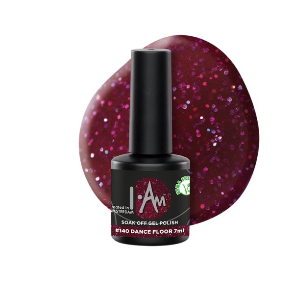 Soak Off Gel Polish – Gēla nagu laka #140 Dance Floor